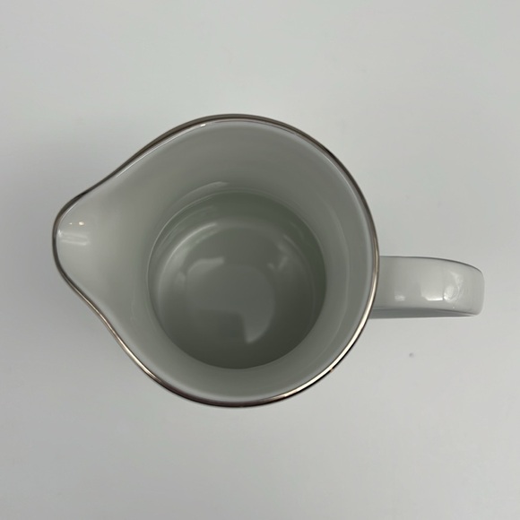 Noritake Soroya 6853 small pitcher Creamer Light Green Daisy Simple Pattern - Picture 6 of 7